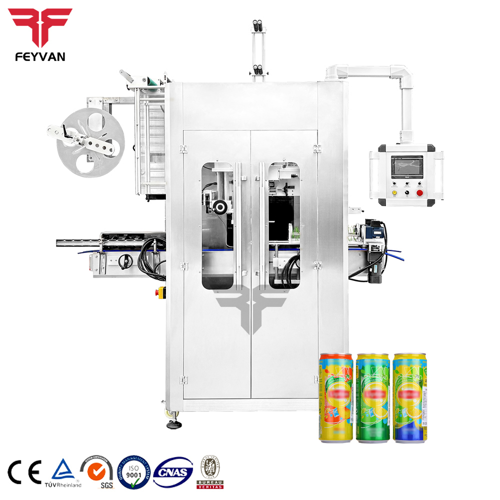 shrink sleeve labeling machine for irregular bottles