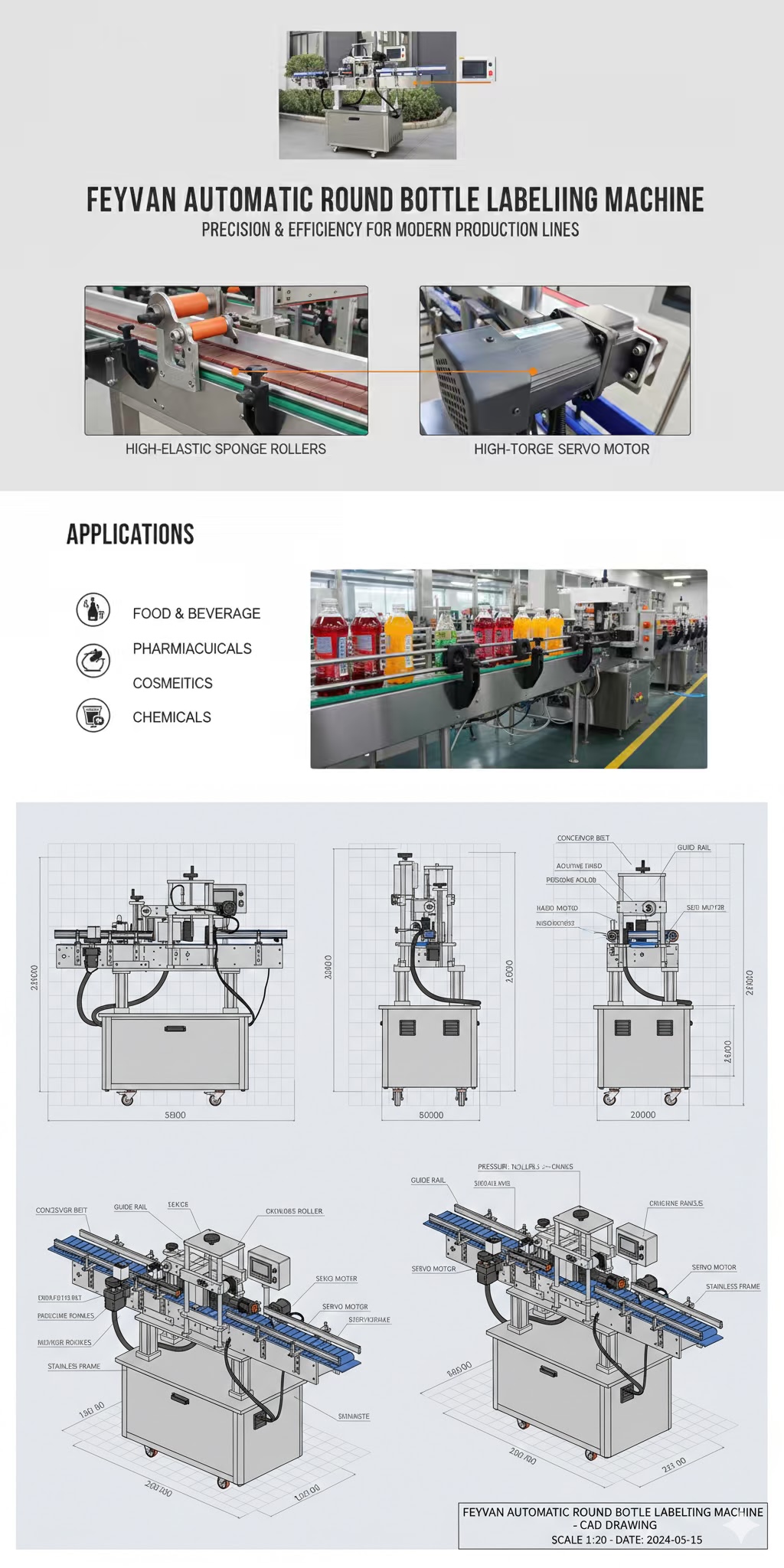 single side labeling machine spec3
