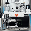 Industrial wrap around bottle labeling machine system