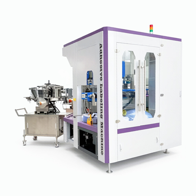 high speed sticker labeling machine for glass bottle