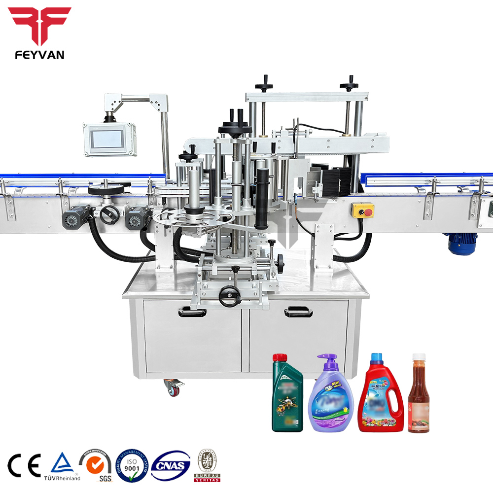 automatic flat bottle labeling machine