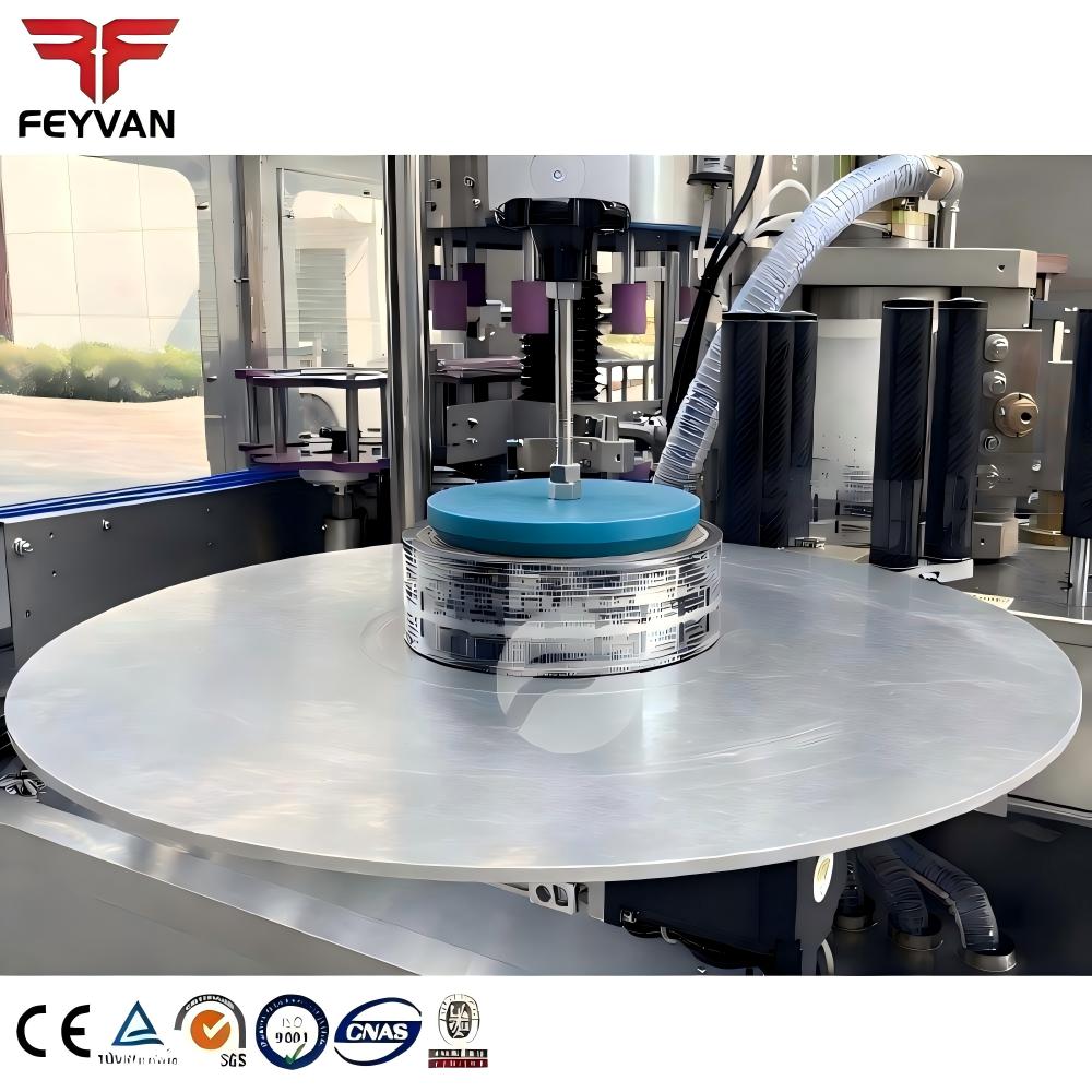 rotary hot melt glue labeler