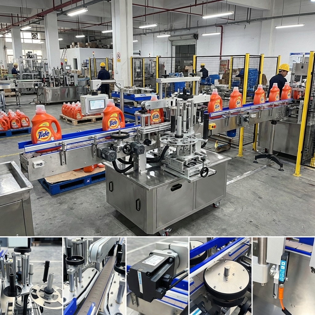 double side labeling machine