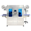 automatic double head sleeve labeling machine