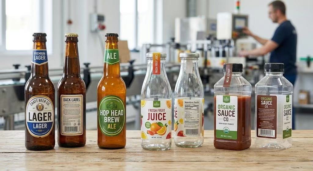 Automatic Three-Side Labeling Machine for Square Bottles & Packaging Lines