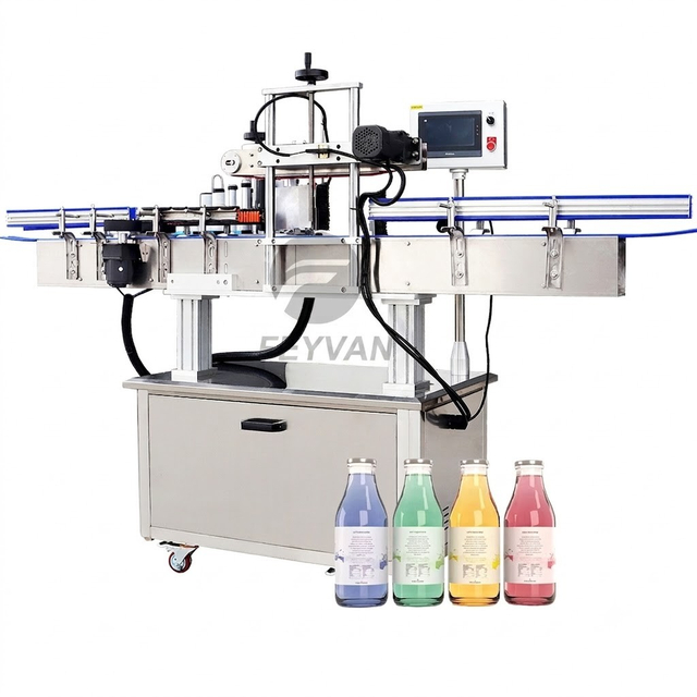 Automatic Label Applicator for Round Containers
